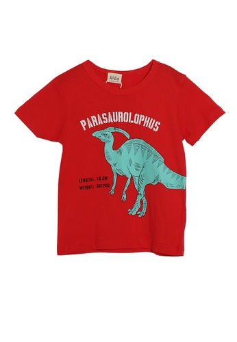Milliot & Co. red Gard Boy's T-Shirt 1980DKAD72FF8CGS_1