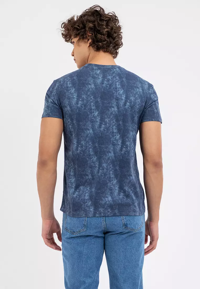 Men's OG Denim Print Logo Tee