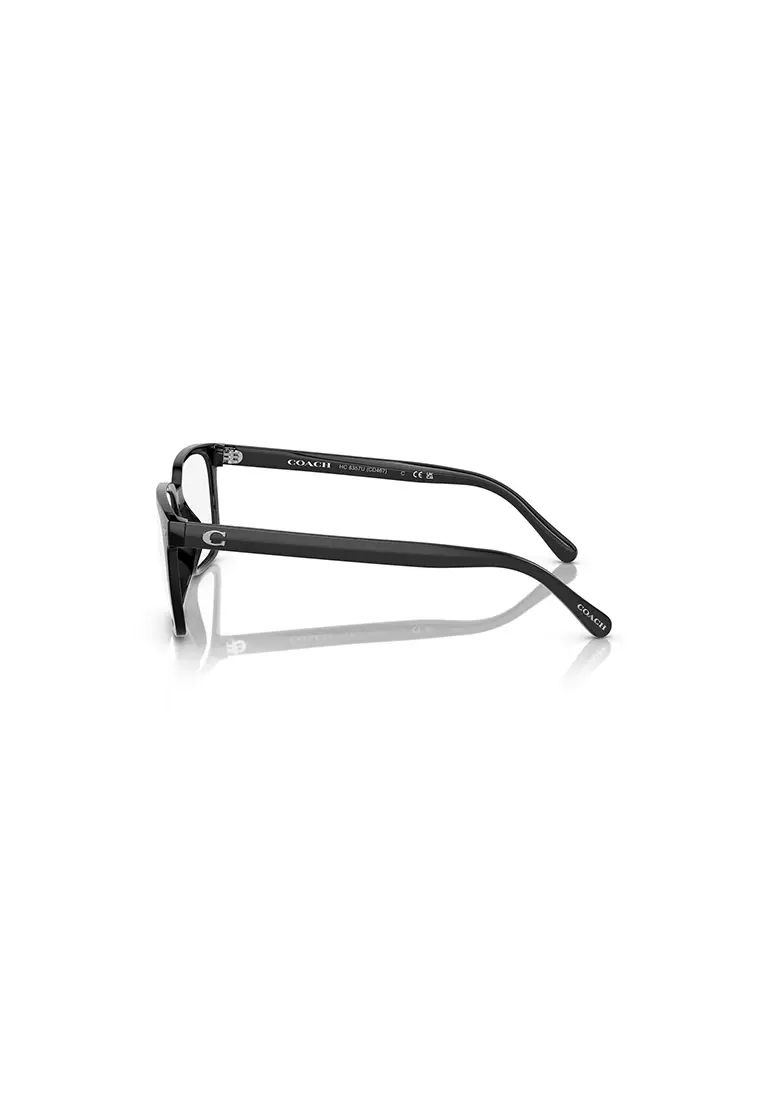 Men's Rectangle Frame Black Injected Clip On Sunglasses - HC8357U