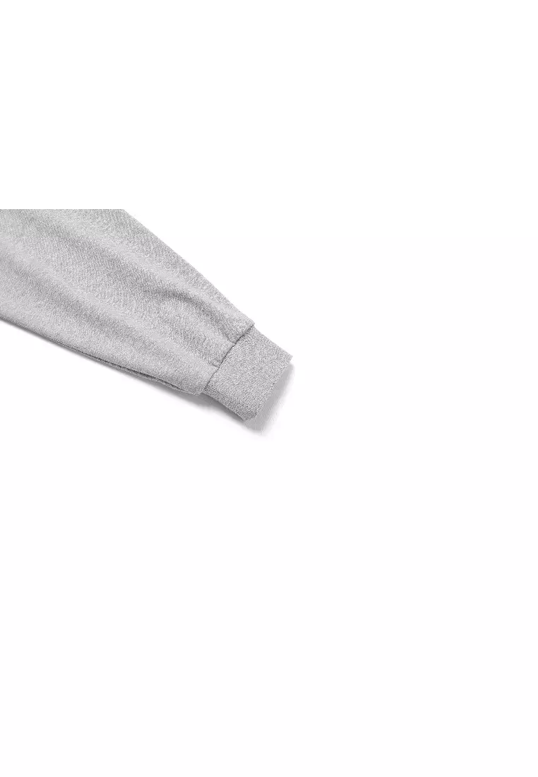 男女同款輕盈針織運動拉鍊外套