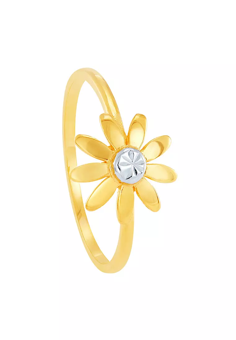 HABIB Oro Italia 916 Yellow and White Gold Ring GR49220323(YW)-BI