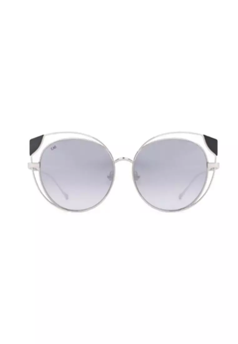 Skylar (CK3-Silver) Luxury Designer Sunglasses from London for Women