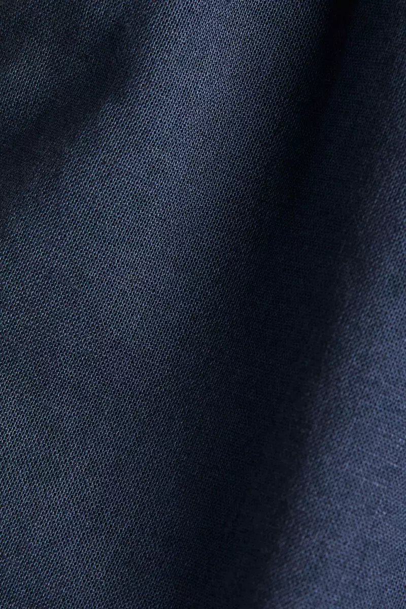 Linen-blend shorts