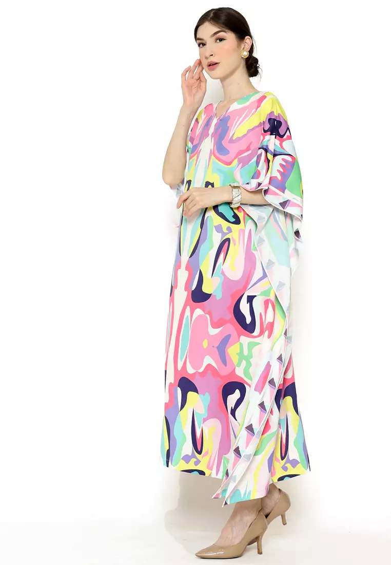 Kanzi Exclusive Short Sleeve Kaftan