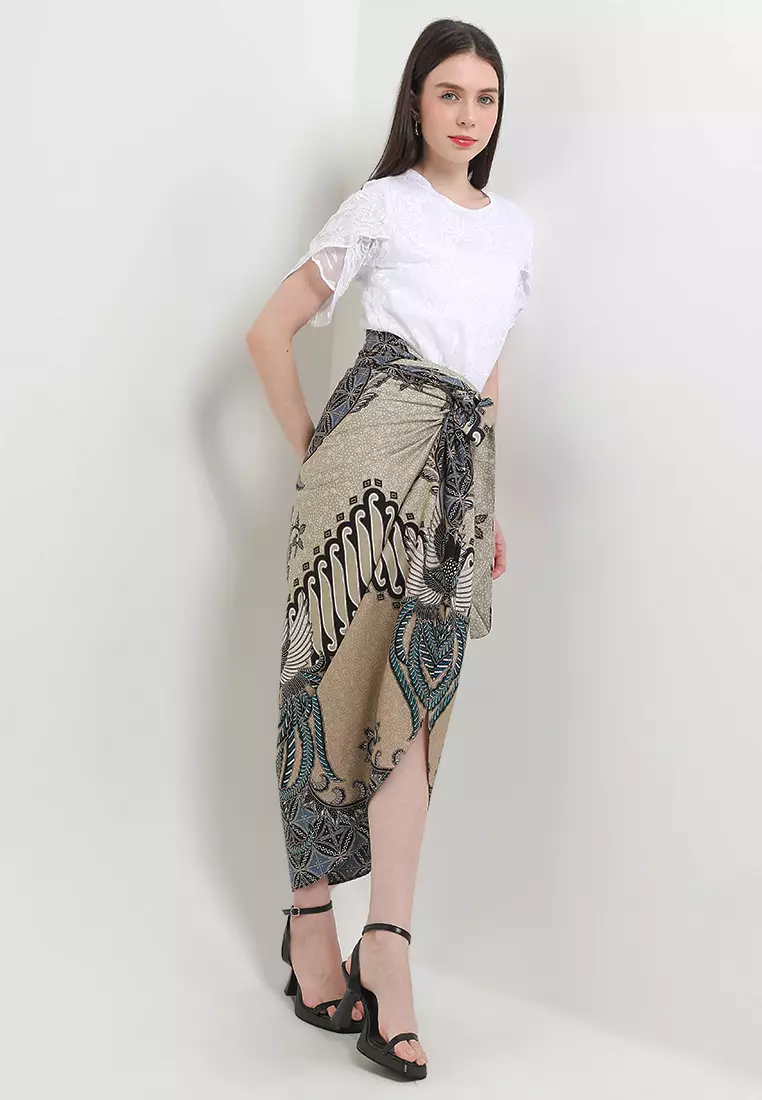 Ichira Rok Lilit Batik - Instan Rok Bawahan Wanita Kondangan