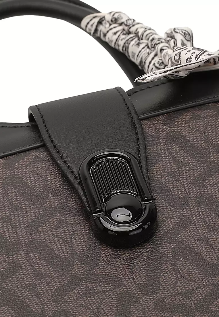 Women's Top Handle Bag / Sling Bag / Crossbody Bag (Tas Selempang / Tas Tangan) - Hitam