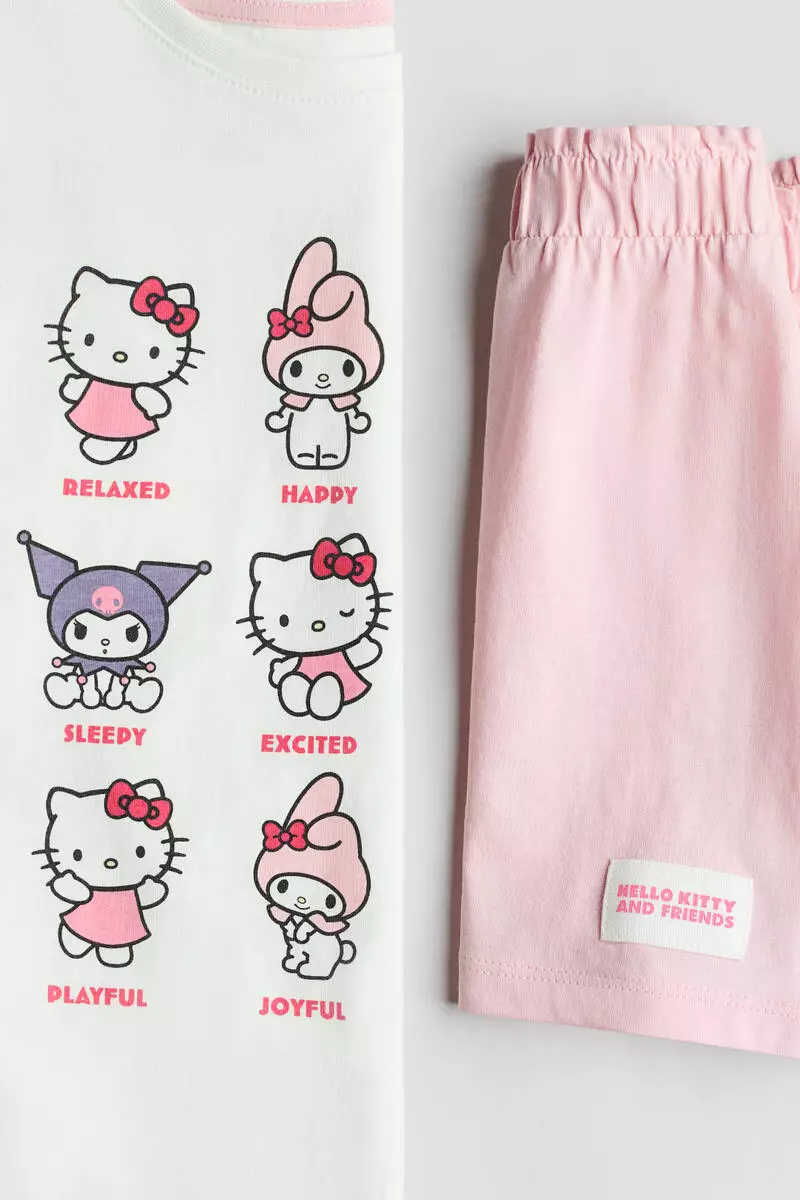 Printed cotton pyjamas