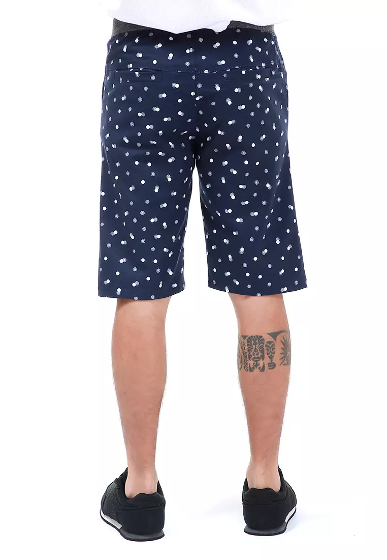 Rissham Celana Pendek Chino Pria Simple Casual Short Pants Material Cotton ORIGINAL - Navy