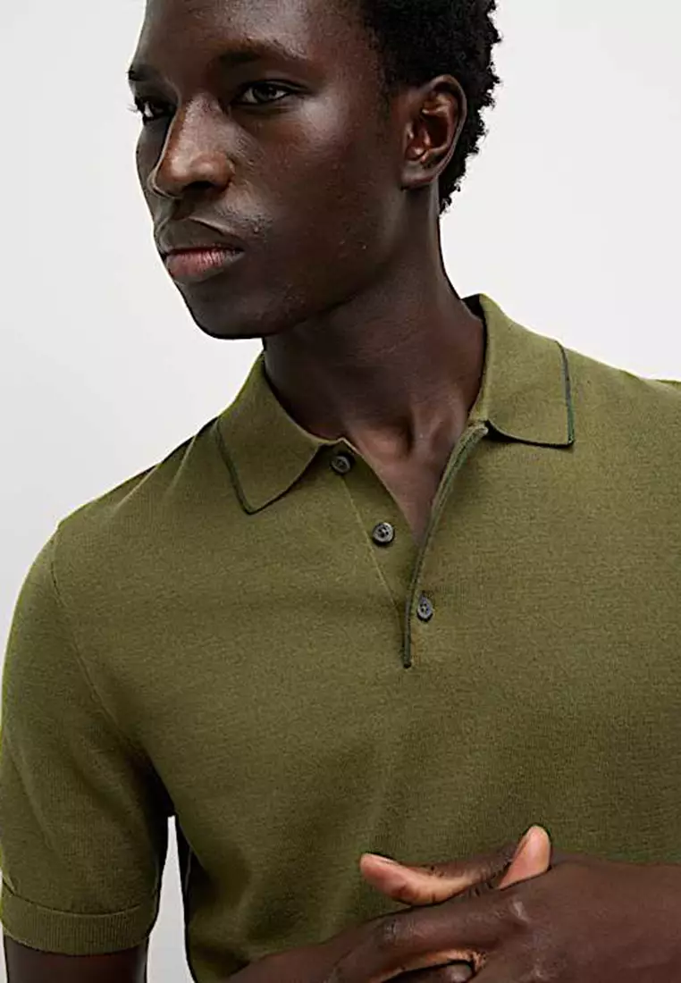 Cotton Rich Knitted Polo Shirt