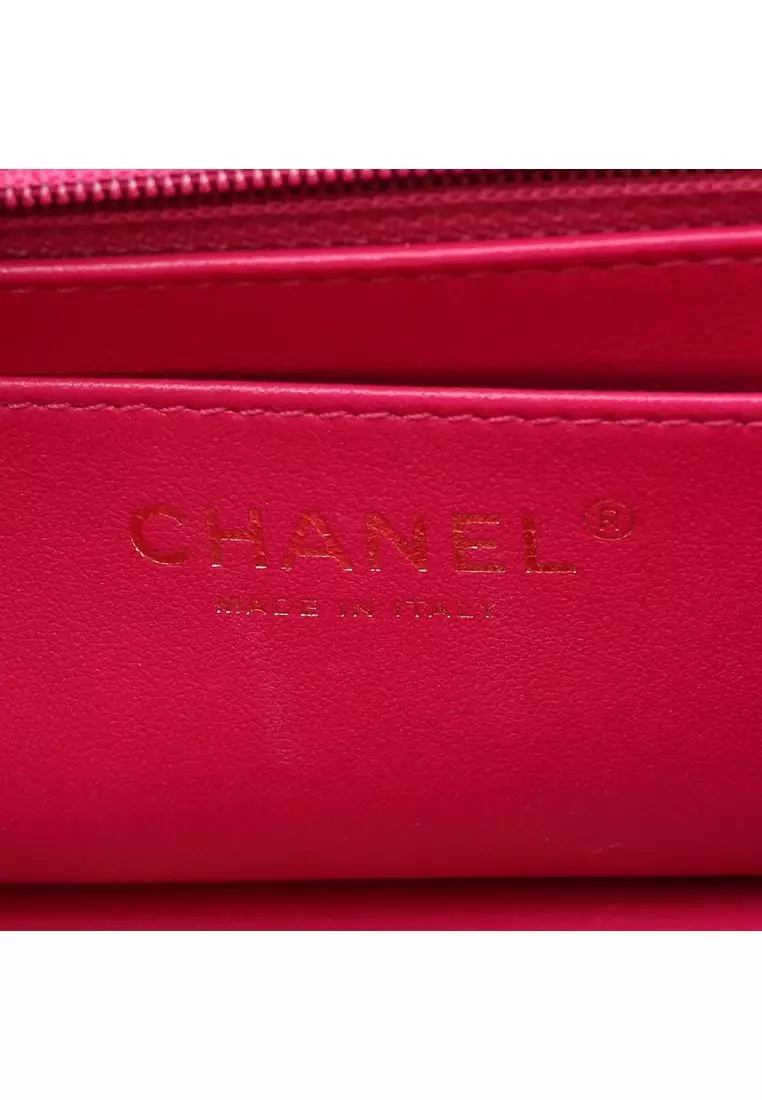 Pre-Loved Chanel Mini Quilted Lambskin Rectangle Flap