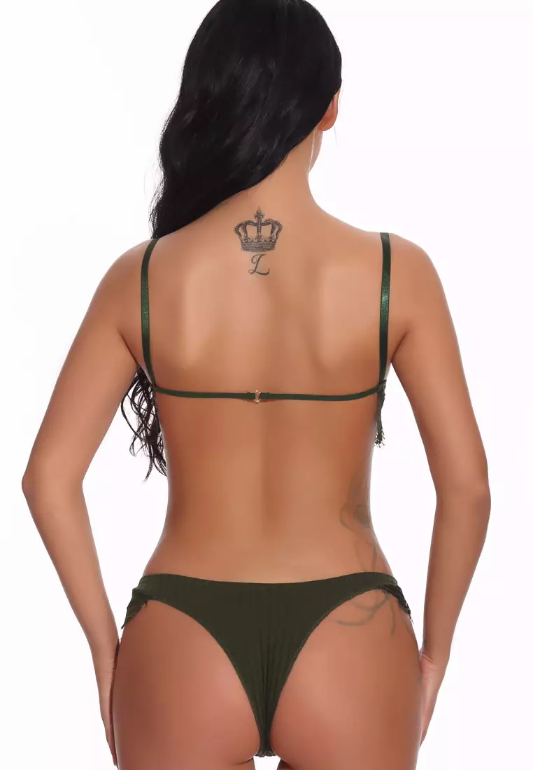 Buy LYCKA Lks2059 Lady Sexy Bra And Panty Lingerie Set-black 2024
