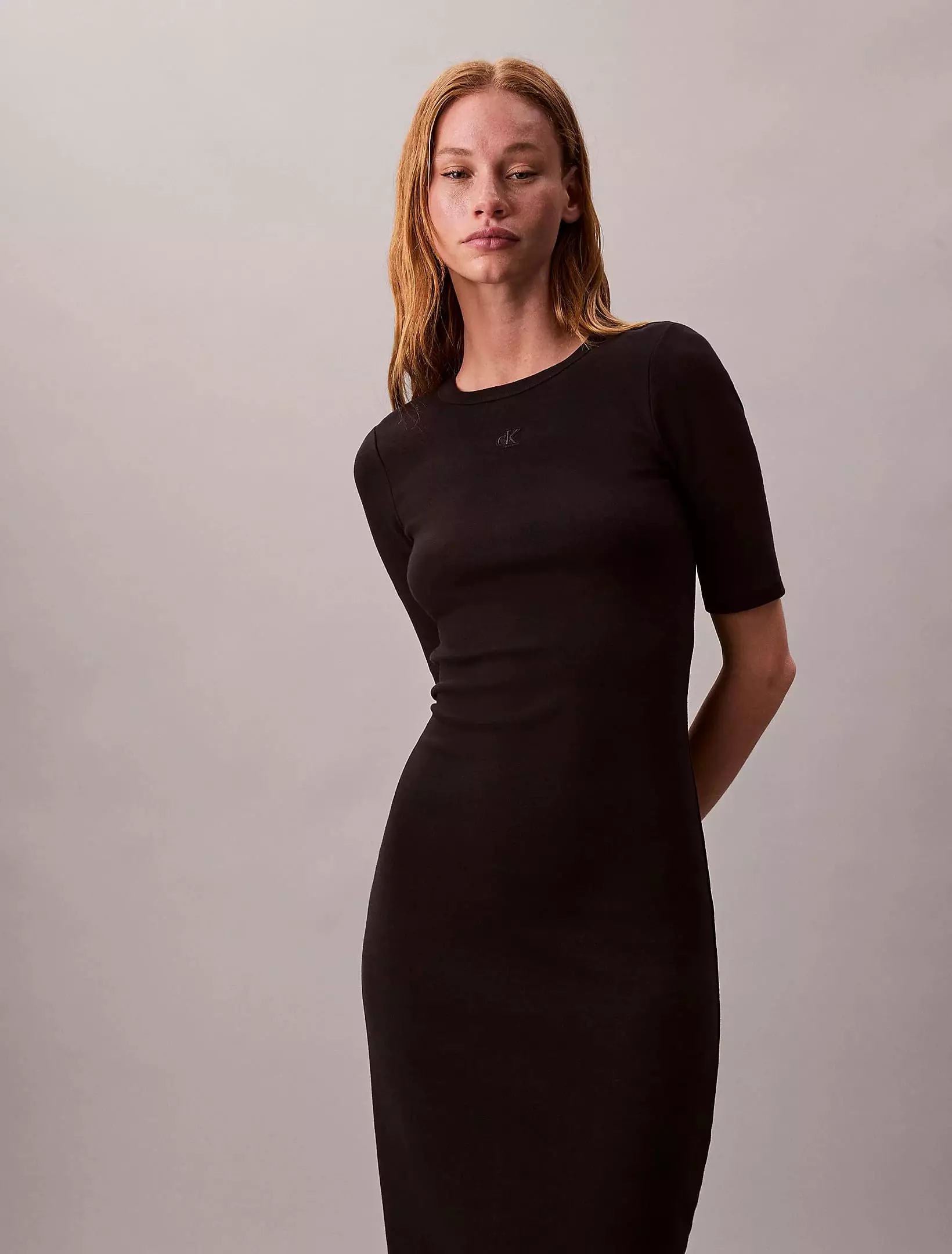 Calvin Klein - Cotton Contour Midi Dress