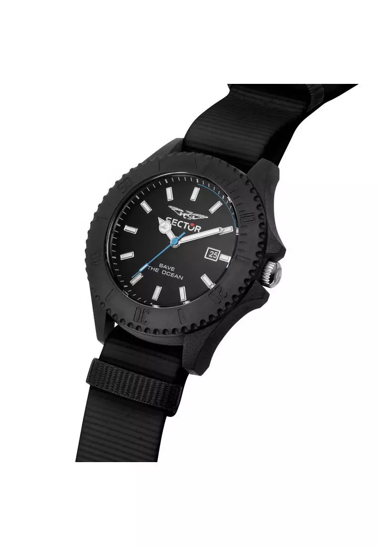 [3 Years Warranty] Sector Save The Ocean 43mm Men's Watches R3251539002