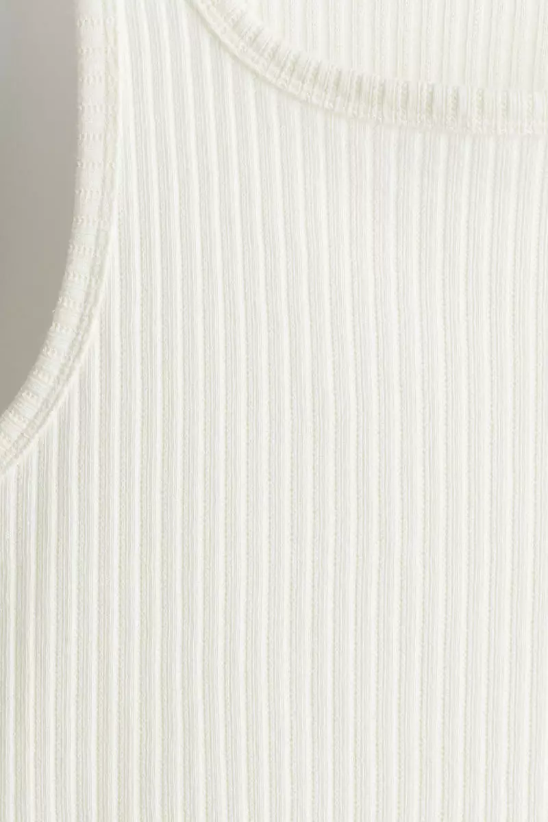 Slim Fit Ribbed vest top