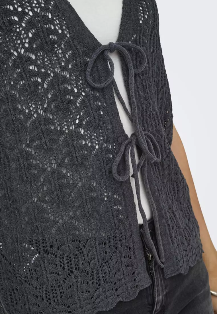 Kofi Bayo V-Neck Tie Vest