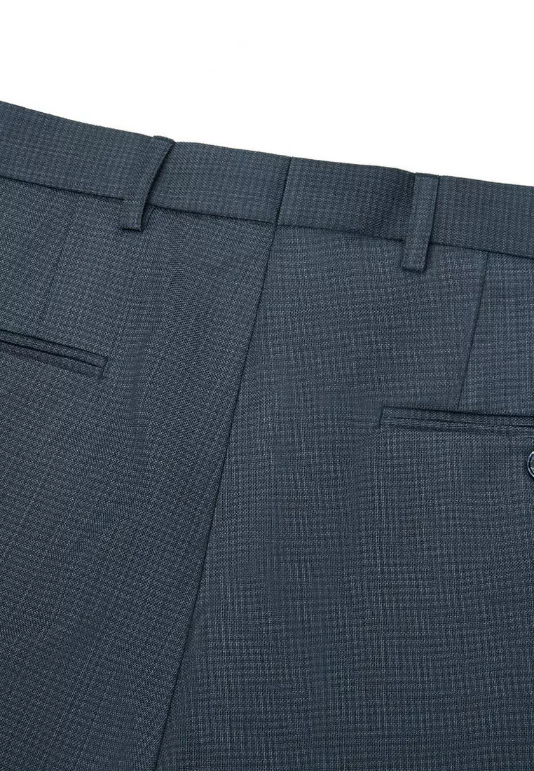 純羊毛套裝西裝褲