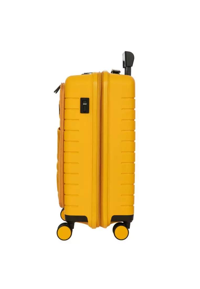 Bric's Ulisse 21" Carry-On Expandable Luggage Spinner With Front Pocket - Mango