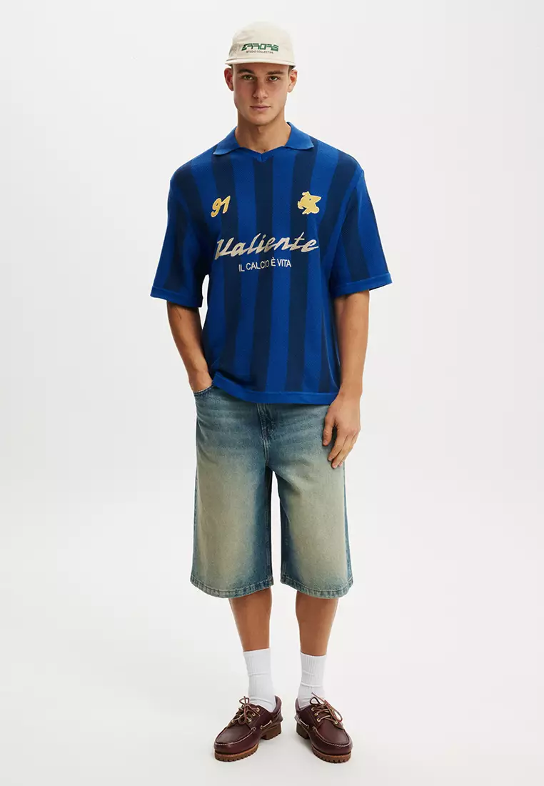 Knitted Sports Polo Shirt
