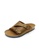 SoleSimple brown Jersey - Camel Leather Sandals & Flip Flops 39094SH1CC933AGS_2