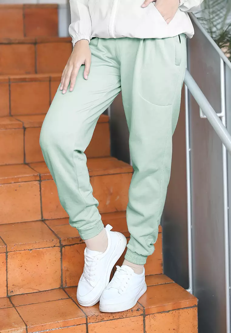 Zelena - Jazzy Jogger Pants | Celana Olahraga | Basic Sport Pants - Green