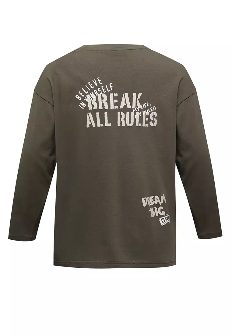 Pito Dito Boy Mukisa T-shirt Anak Army