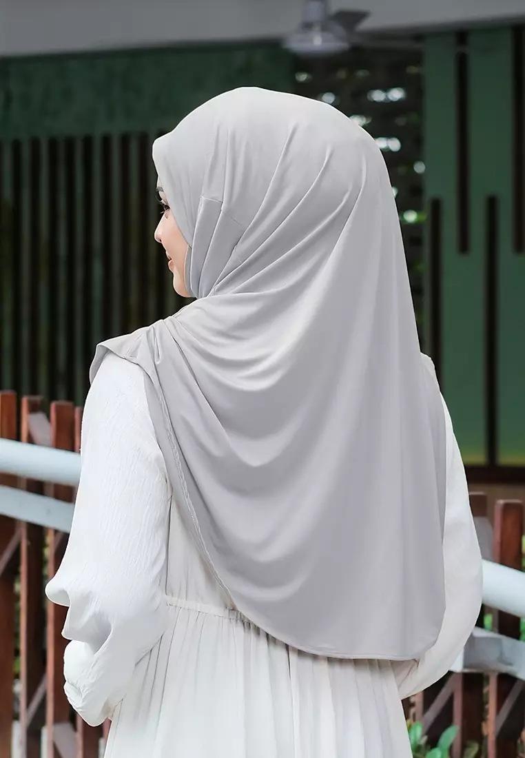 HIJAB INSTAN FATHIA - LIGHT GREY