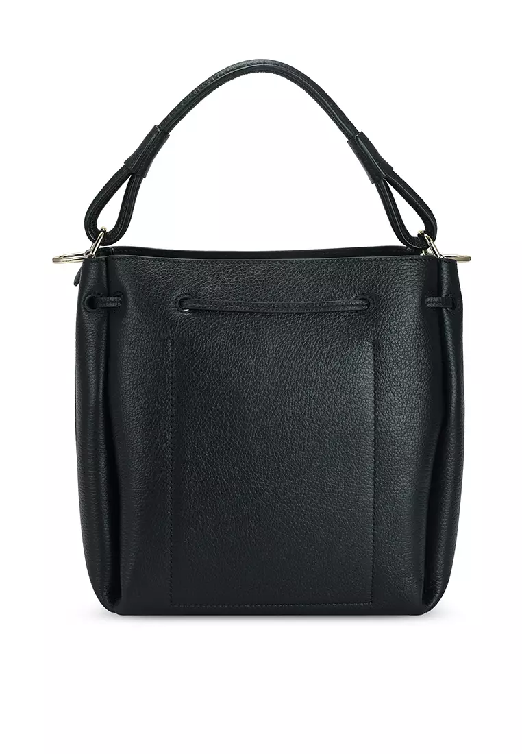 Buy Coccinelle Eclyps Small Bucket Bag in Noir 2024 Online