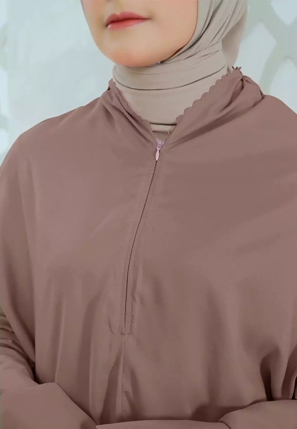 Zelena - Mukena Basic Sabira Lasercut 2in1 Prayer Set - Dewasa