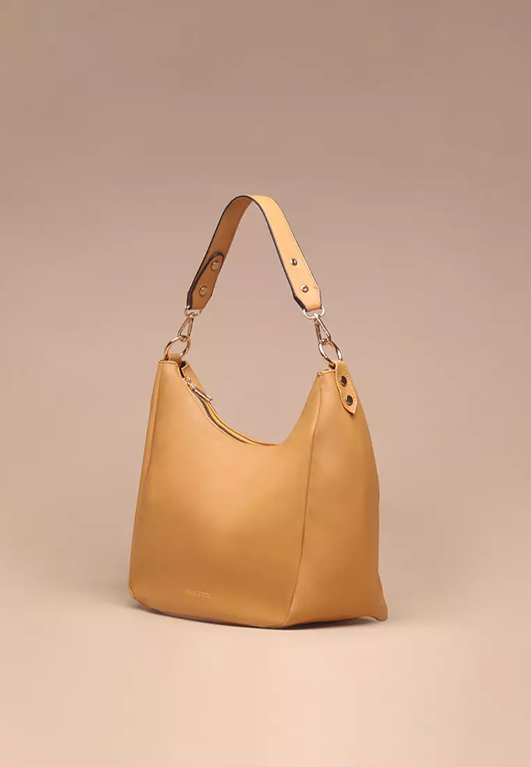 Tas Bahu Wanita Silvertote Jules Hobo Mustard