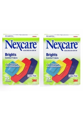 Buy Nexcare 3m Nexcare Comfort Brights Fabric Bandages Assorted 25s Bundle Of 2 2020 Online Zalora Singapore
