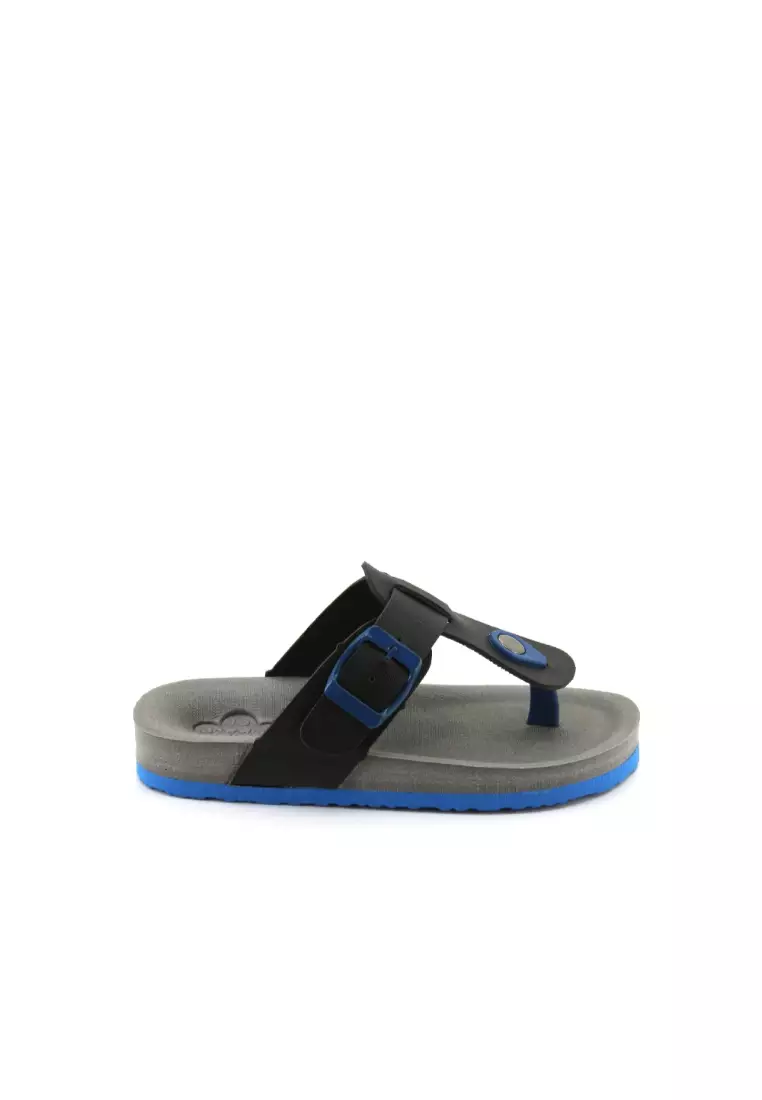 Boys black hot sale flip flops