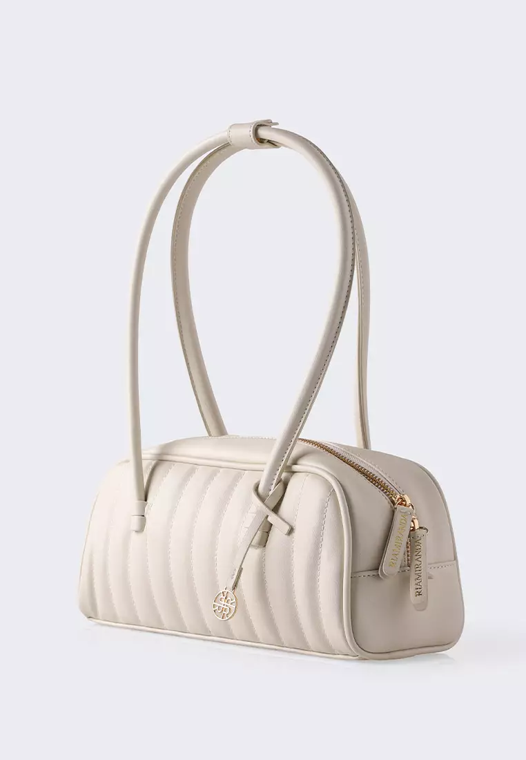 Ria Miranda Cannoli Cream Sella Quilted Bag