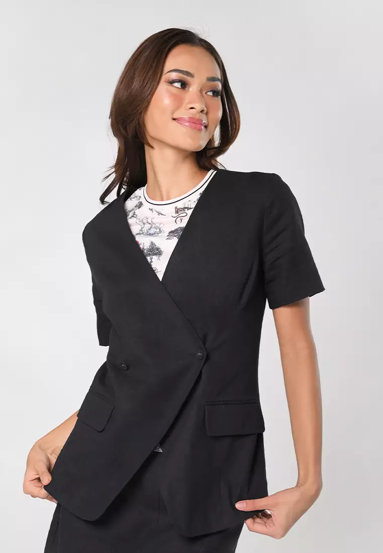 Short sleeve hotsell blazers for ladies