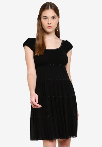 Buy Angelique Boutique Empire Cut Short Dress With Beading Online On Zalora Singapore