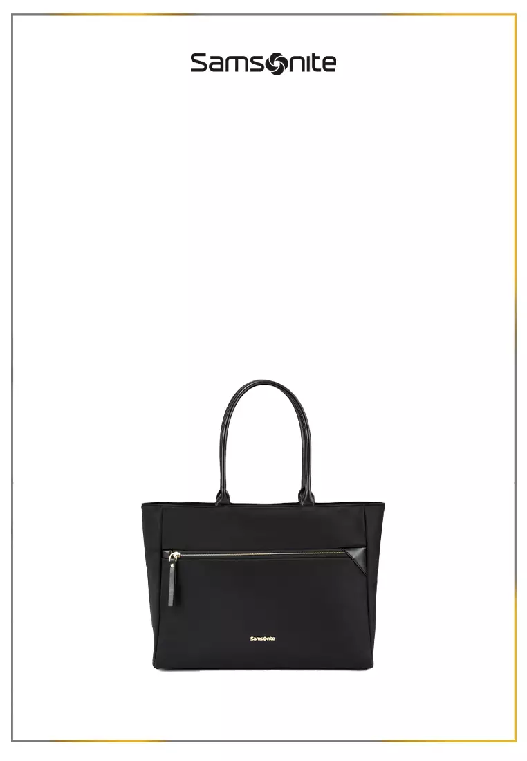 Samsonite Prudence Eco Tote 14.1 inch Strap Antimicrobial - Black