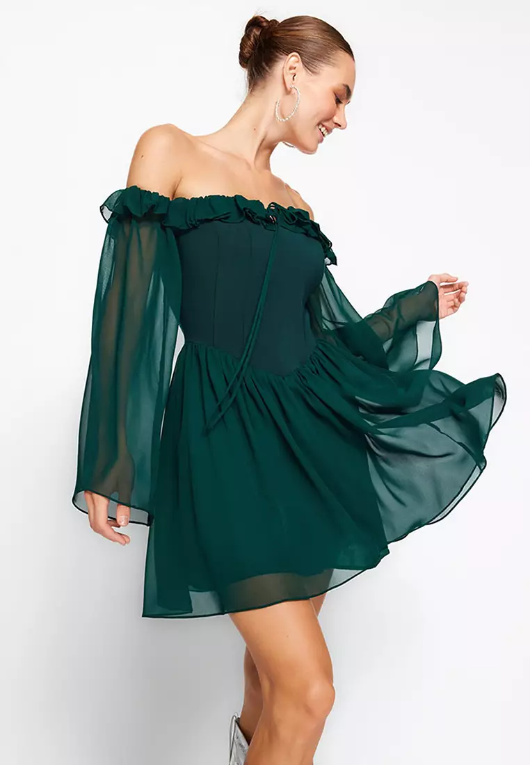 Chiffon Mini Dress