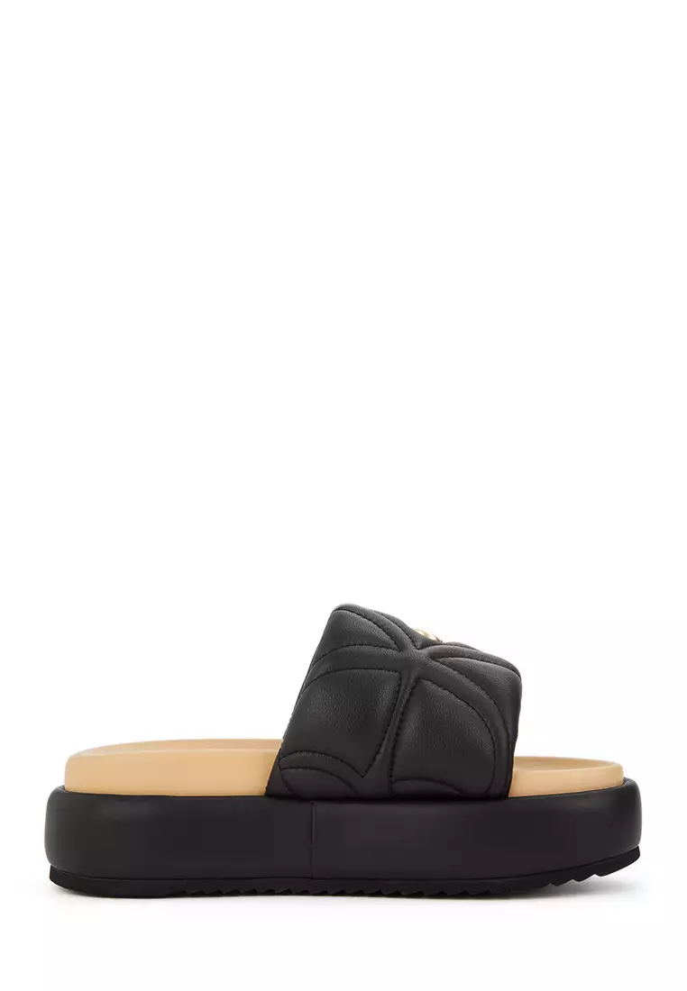 Discount on BONIA  shoes - SKU: Black Bailey Wedges