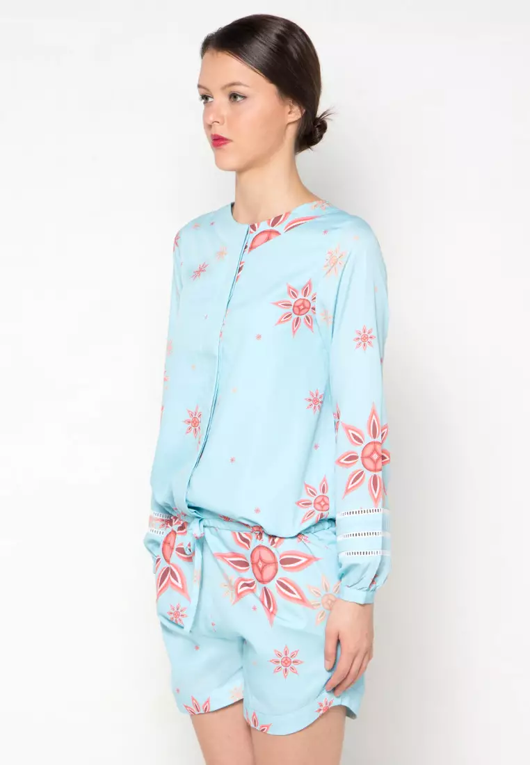 Long Sleeve Jumpsuit With Truntum