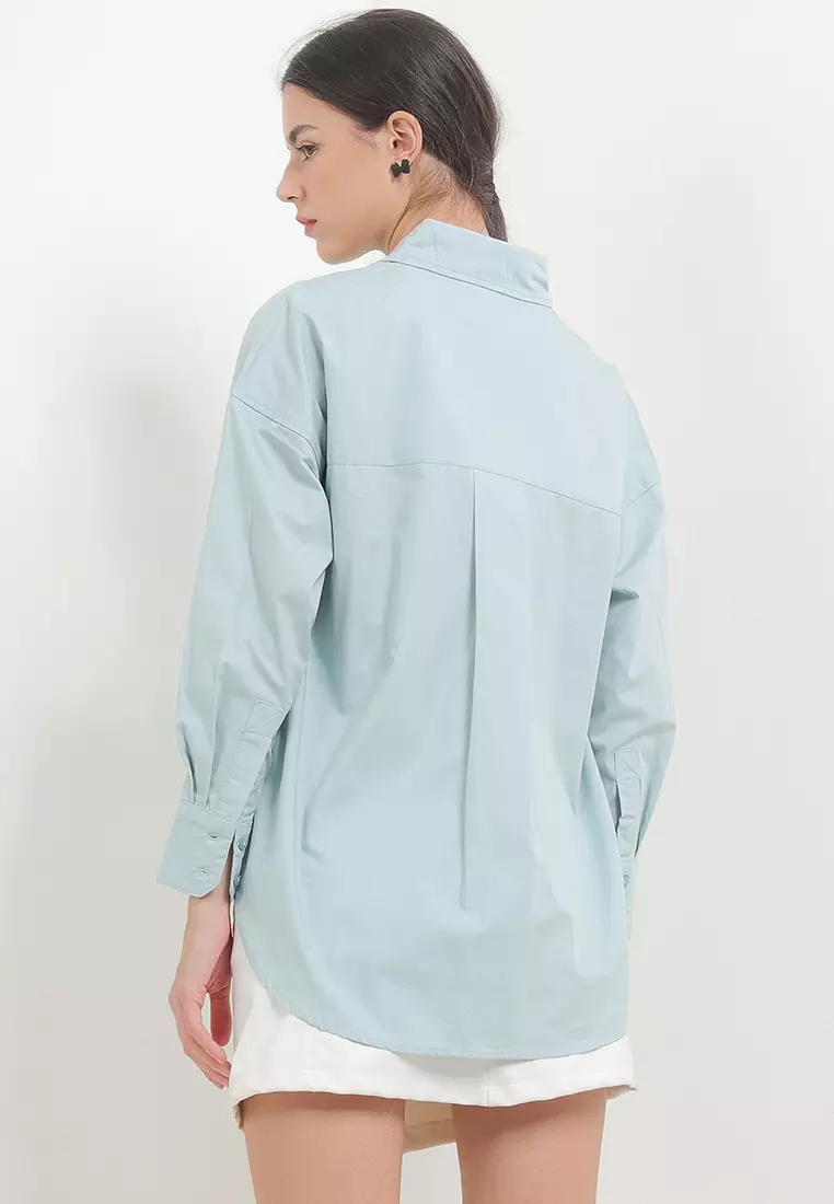 Letitia Solid Oversized Shirt