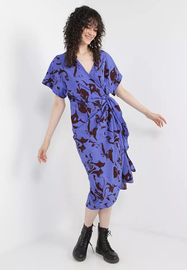 monki wrap dress