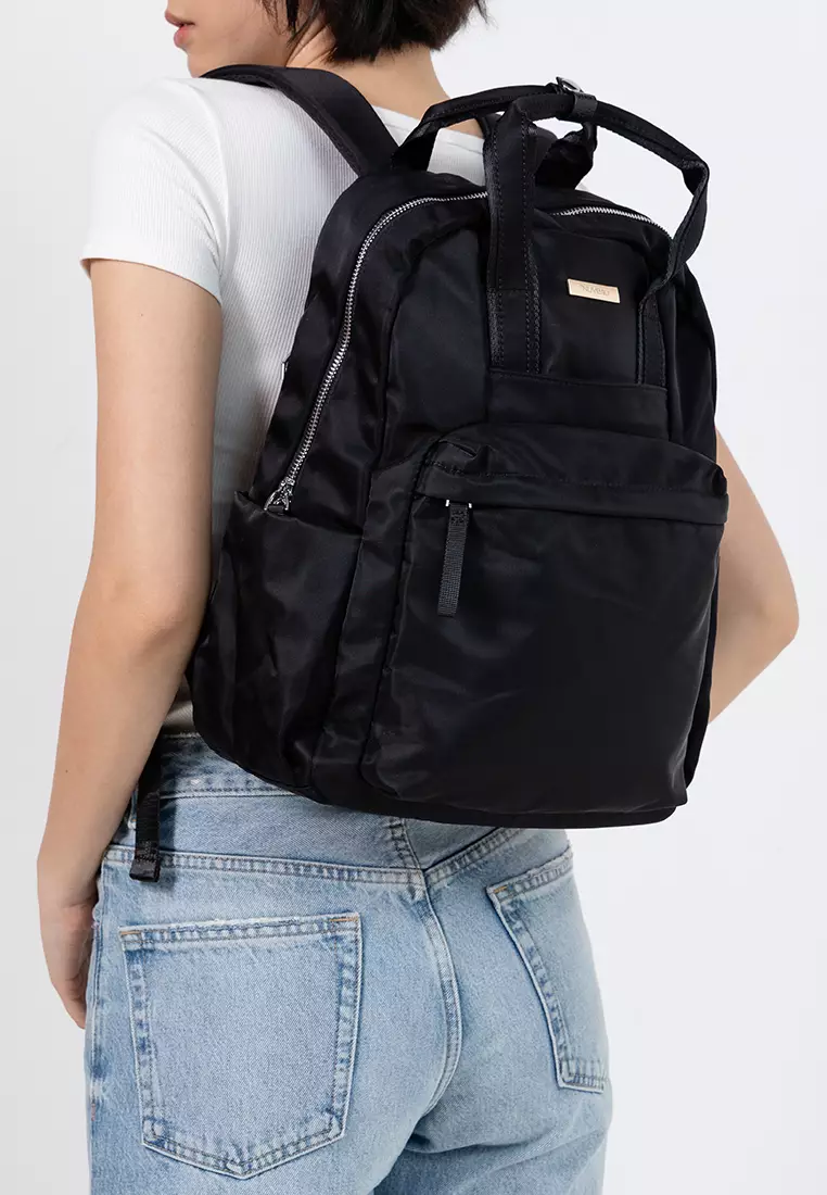 Premium Oxford Nylon Laptop Backpack with Top Handle