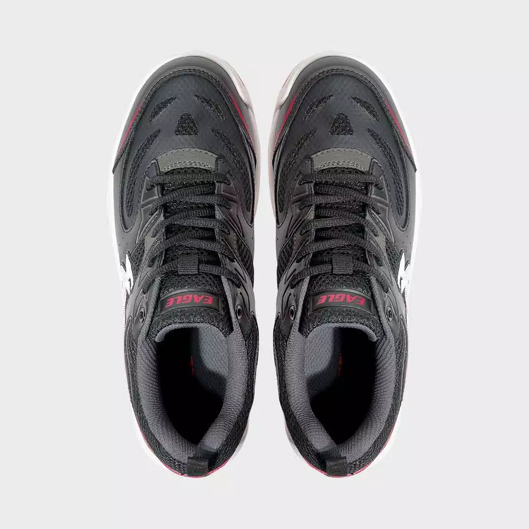 Eagle Sepatu Badminton Nexus - HITAM/MERAH