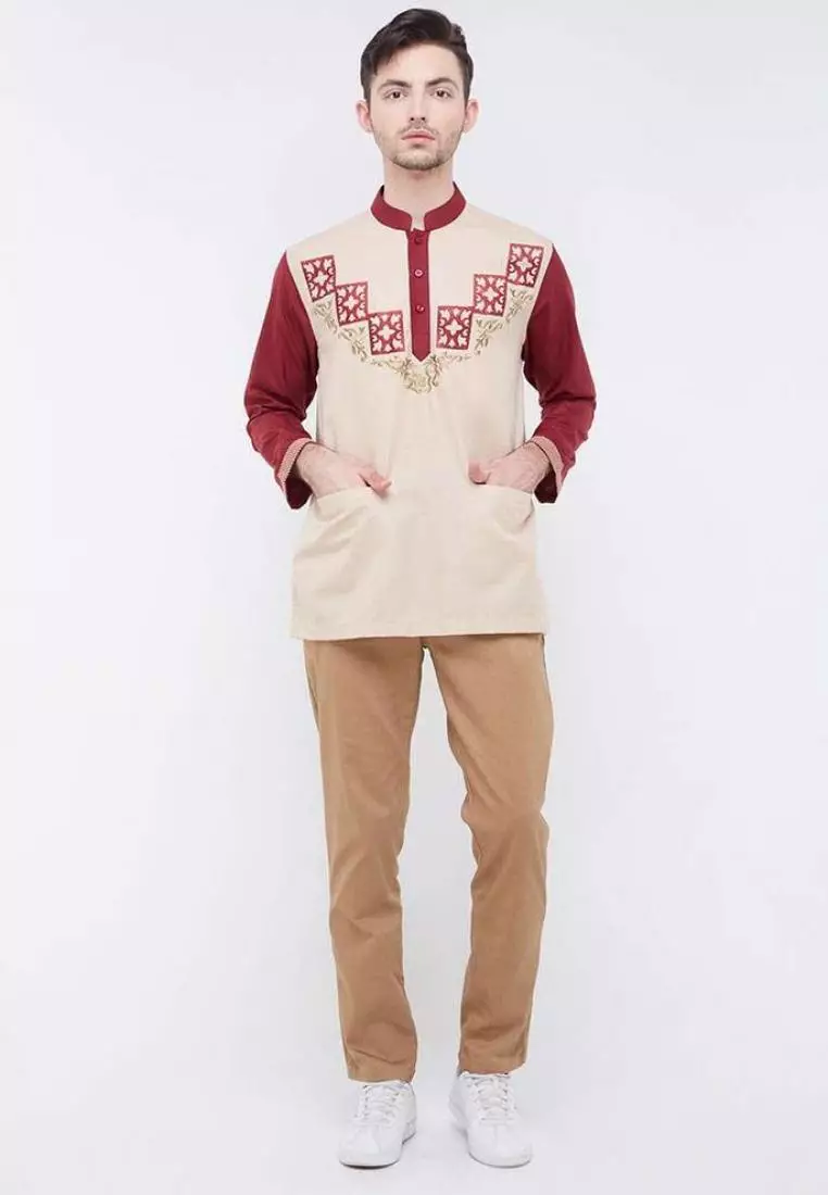 Pierre Cardin Kemeja Pria Lengan Panjang Shanghai 902 Cream