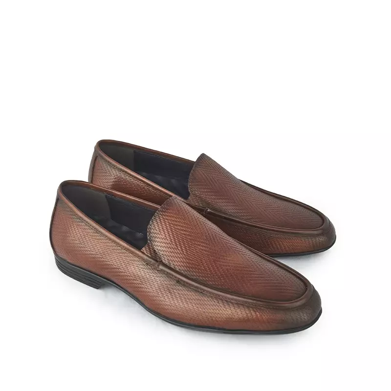 Sepatu Pria Casual Loafer Moccasin Gino Mariani Almer Brown