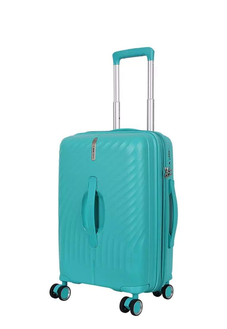 Travel Time Koper PP TRUNK 20 inci HY827-20 Ice Blue