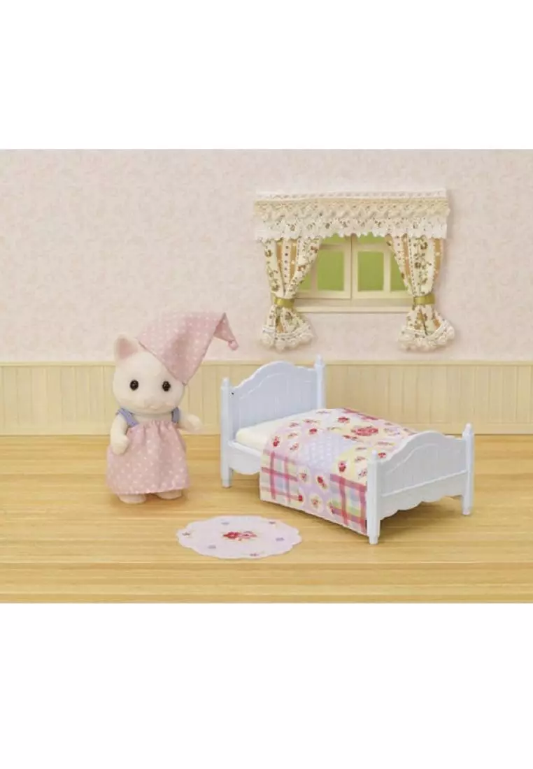 Jual Sylvanian Families Sylvanian Families Floral Cat Girl's Bed Set