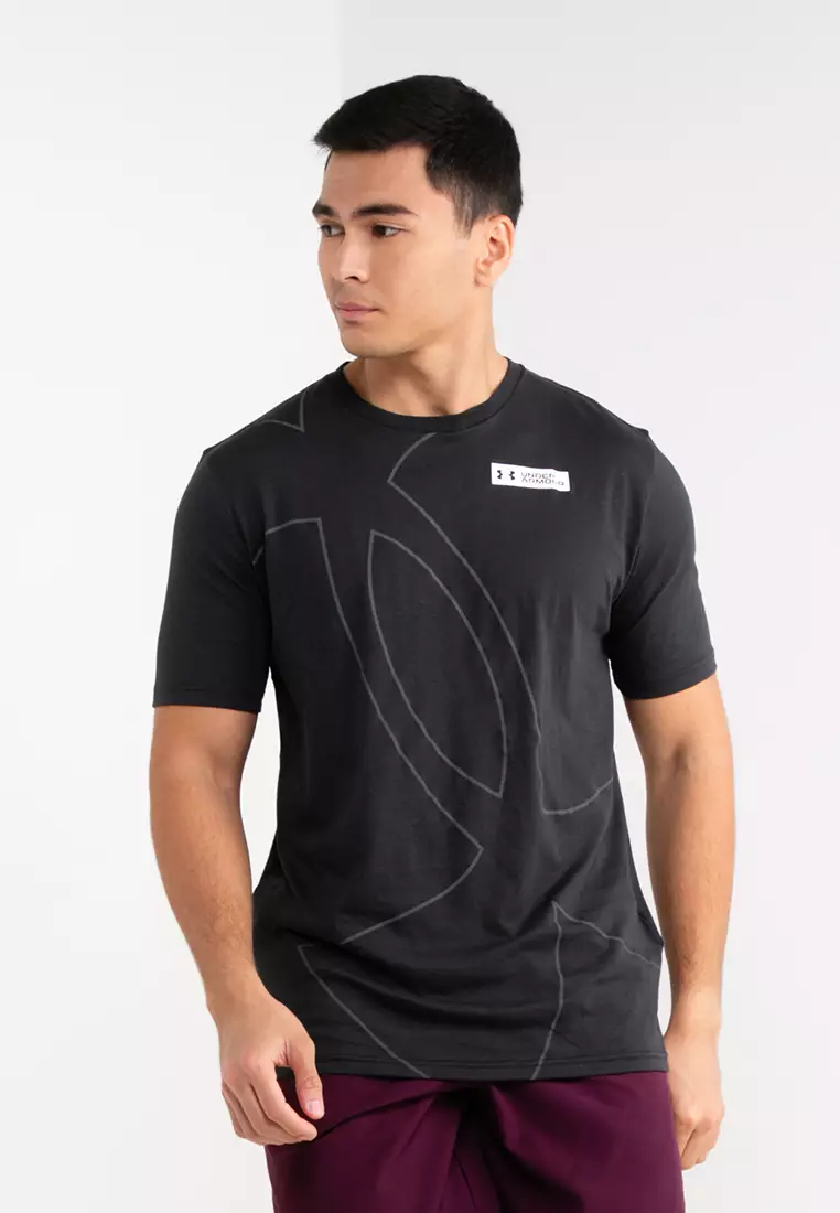 Under Armour Black Logo Regular Fit Training T-Shirt