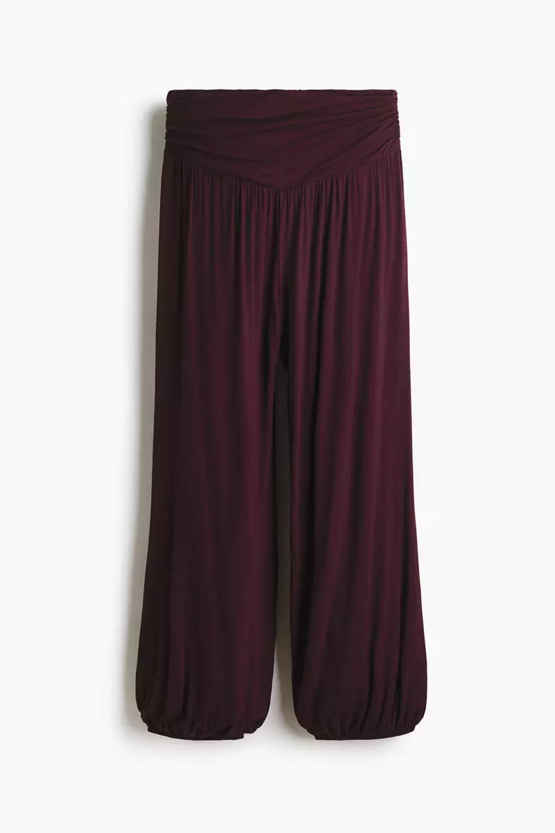 Viscose balloon trousers