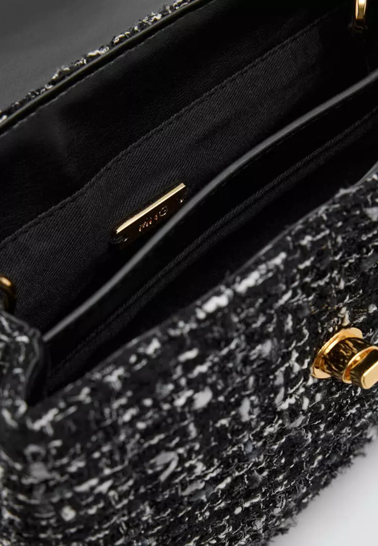 Buy Mango Tweed Flap Bag 2026 Online | ZALORA