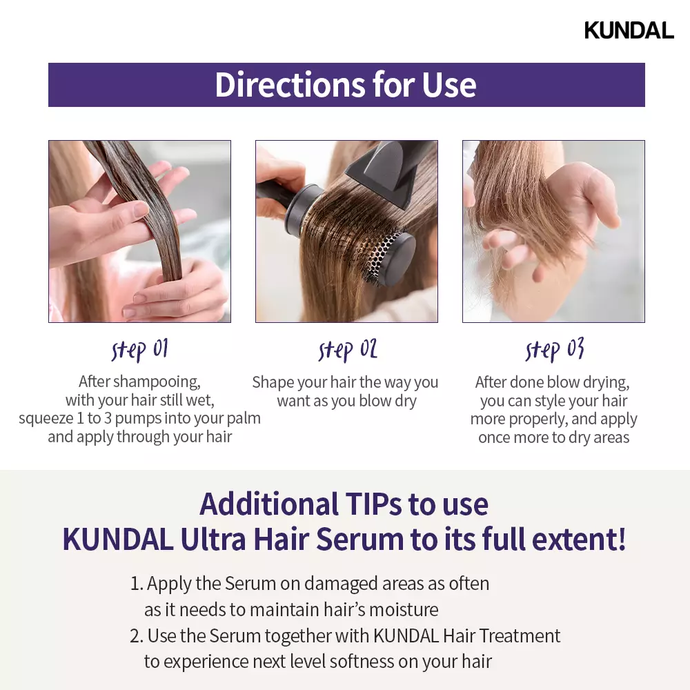 [KUNDAL] Ultra Hair Serum 100ml Ylang Ylang